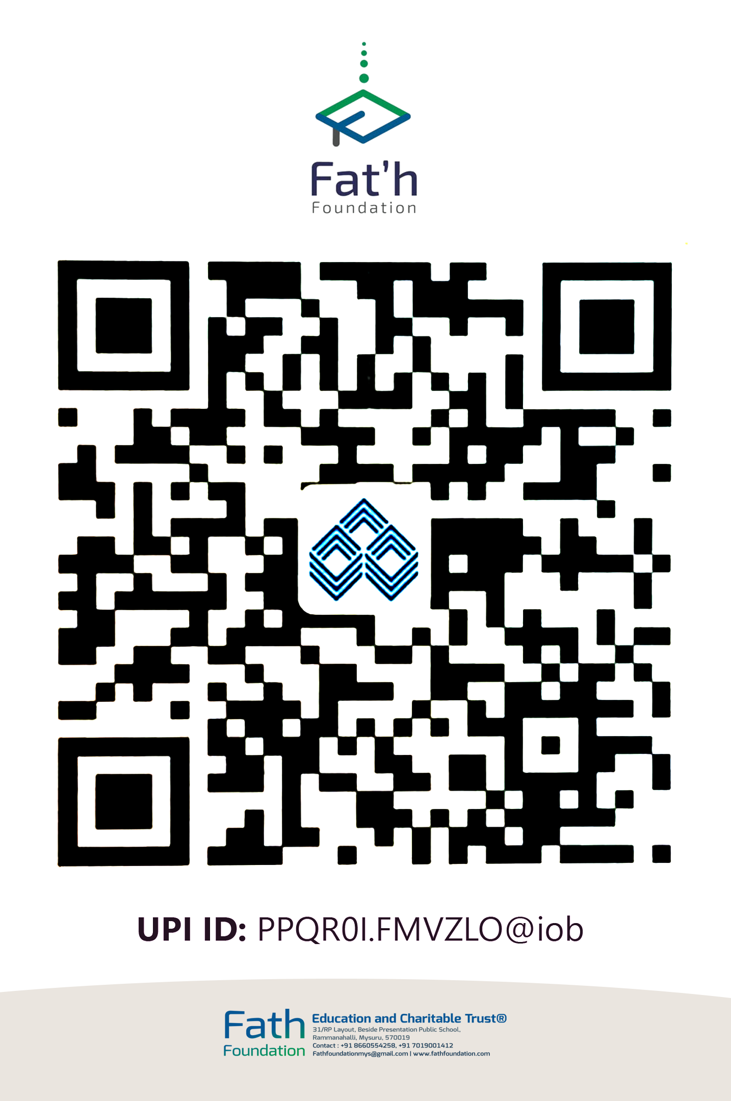 Fat'h Academy Official Donation QR Code
